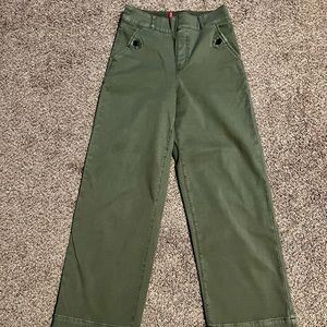 Spanx olive green wide leg pants!
